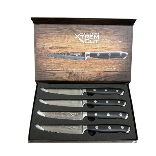 Set 4 Cuchillos Xtrem Cut Steak Series